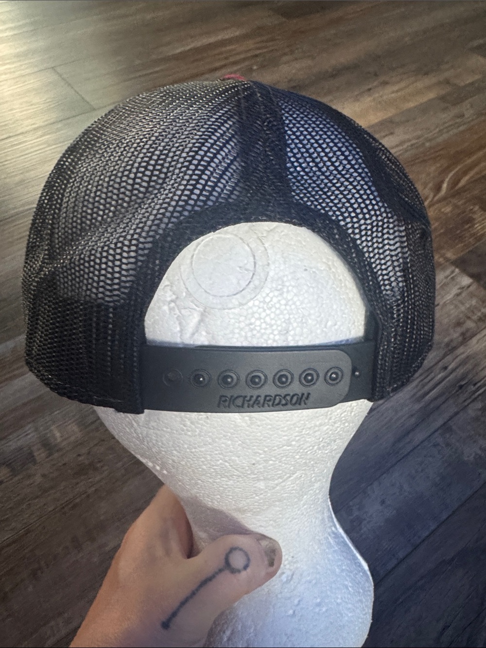 Red Mesh-Back Trucker Hat - Picture 3 of 10